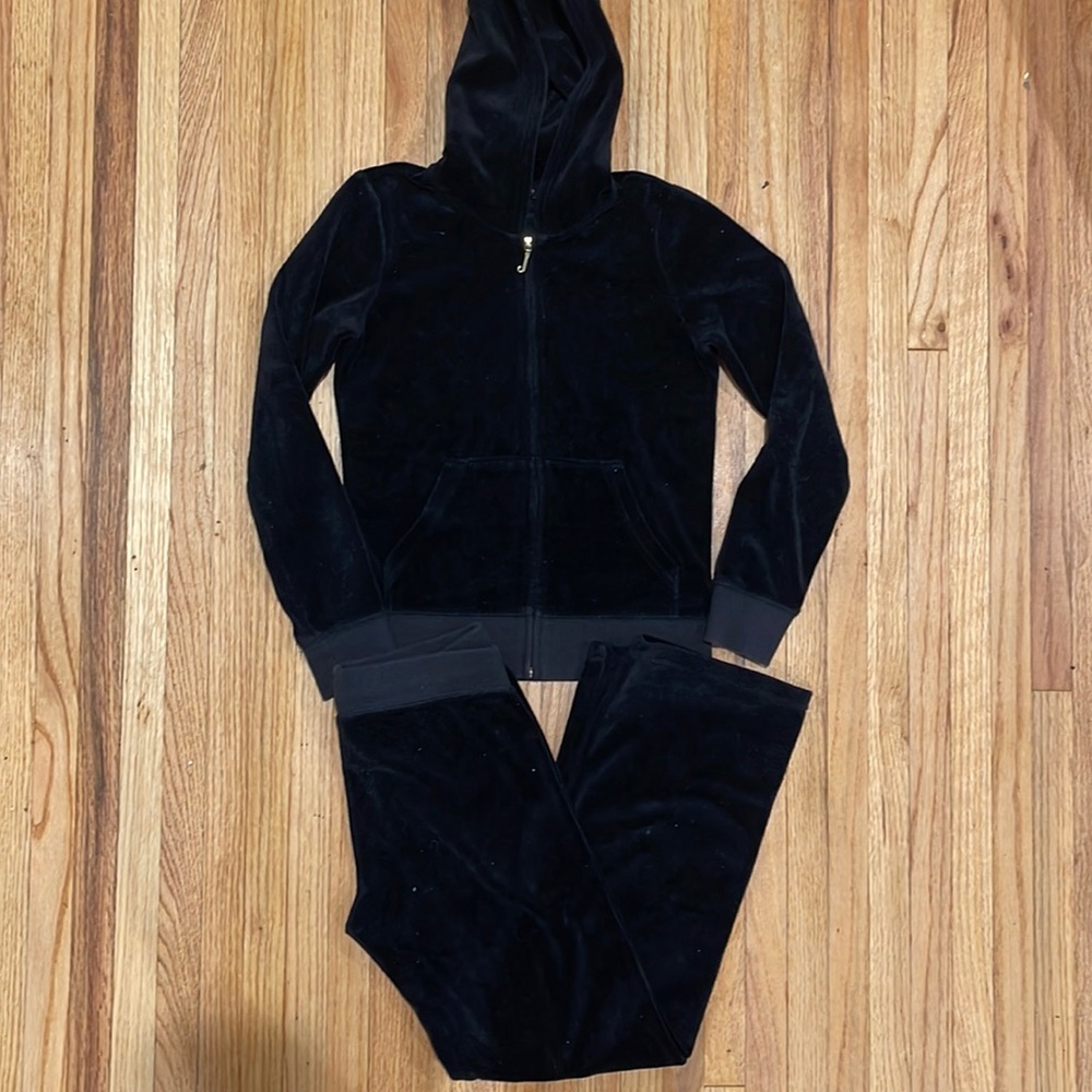 JUICY COUTURE Girls Velour Tracksuit